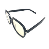 Black Geometric Aviator SL 545 Sunglasses / SAINT LAURENT