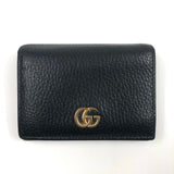 Black GG Marmont Small Leather Wallet / GUCCI
