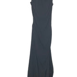 Black GINNIE Scoop Neck Draped Long Pencil Dress / VIVIENNE WESTWOOD - Size 42