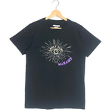 Black Gold Eye Short Sleeves Cotton Tee / ISABEL MARANT ETOILE - Size S