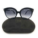 Black ICON Round Sunglasses / TOM FORD