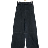 Black ISLA High-rise Wide-leg Denim Jeans / KHAITE - Size 36
