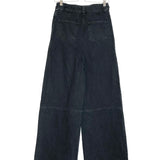 Black ISLA High-rise Wide-leg Denim Jeans / KHAITE - Size 36