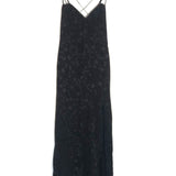 Black Jacquard Embellished Thin Straps ROHAL Slip Dress / ZADIG & VOLTAIRE - Size XS