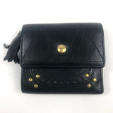 Black JERRY PM Grain Leather Wallet / JEROME DREYFUSS