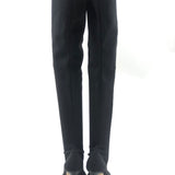 Black Jersey Peep-toe Over-the-knee Boots / VICTORIA BECKHAM - Size 39