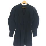 Black JIJI Pleated Crepe Mini Dress / IRO - Size 36