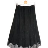 Black JILIAN Silk Jacquard Guitar Skirt / ZADIG & VOLTAIRE - Size 38