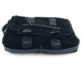 Black JOE S Suede and Leather Shoulder Bag / JEROME DREYFUSS