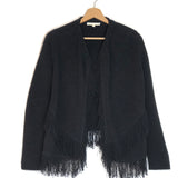 Black Knitted Open Cardigan / MAJE - Size 1