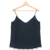 Black Lace-insert Camisole / RAG & BONE - Size M