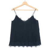 Black Lace-insert Camisole / RAG & BONE - Size M