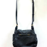 Black Lambskin HELMUT Small Leather Bag / JEROME DREYFUSS