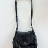 Black Lambskin HELMUT Small Leather Bag / JEROME DREYFUSS