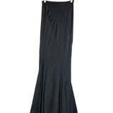 Black LARAMIE Satin Maxi Skirt / SOLACE LONDON - Size 34