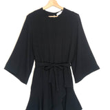 Black LAYER Long Sleeves  Mini Dress (+ belt) / IRO - Size 34