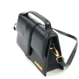 Black LE GRAND BAMBINO Smooth Leather Top Handle Bag  / JACQUEMUS