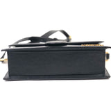 Black LE GRAND BAMBINO Smooth Leather Top Handle Bag  / JACQUEMUS
