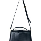 Black LE GRAND BAMBINO Smooth Leather Top Handle Bag  / JACQUEMUS