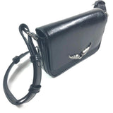 Black LE ZAZI Vintage Patent Crossbody Bag / ZADIG & VOLTAIRE