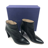 Black Leather Ankle Boots / STUART WEITZMAN - Size 39.5