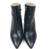 Black Leather Ankle Boots / STUART WEITZMAN - Size 39.5
