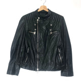 Black Leather LUXY Biker Jacket / ZADIG & VOLTAIRE - Size M