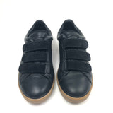 Black Leather Run Velcro Sneakers / JEROME DREYFUSS - Size 37