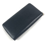 Black Leather Silver-tone Hardware Continental Zip-around Wallet / BALENCIAGA