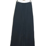 Black LEO Satin Maxi Skirt / SECOND SUMMER - Size S