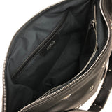 Black LEYDEN Eyelet Leather Shoulder Bag / ISABEL MARANT
