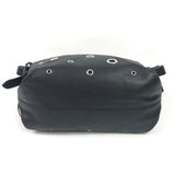 Black LEYDEN Eyelet Leather Shoulder Bag / ISABEL MARANT