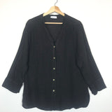 Black Linen Shirt