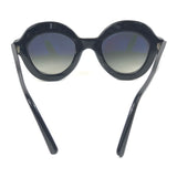 Black LIPSTIK Faceted Acetate Sunglasses / FOLC