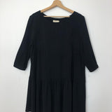 Black Long Sleeves Mini Dress - model STINSON / BA&SH - Size 3