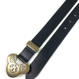 Black LOUAMA Cowhide Leather Belt / ISABEL MARANT - Size 85cm