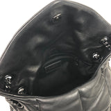 Black LOULOU Quilted Puffer Shoulder Bag with Black Hardware / SAINT LAURENT