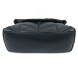Black LOULOU Quilted Puffer Shoulder Bag with Black Hardware / SAINT LAURENT