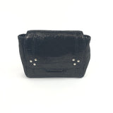 Black LULU JW Lamé Leather Mini Shoulder Bag / JEROME DREYFUSS - Size 13cm