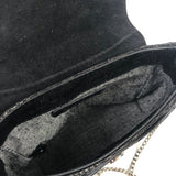 Black LULU JW Lamé Leather Mini Shoulder Bag / JEROME DREYFUSS - Size 13cm