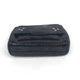 Black LULU JW Lamé Leather Mini Shoulder Bag / JEROME DREYFUSS - Size 13cm