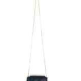 Black LULU JW Lamé Leather Mini Shoulder Bag / JEROME DREYFUSS - Size 13cm