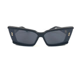 Black LYNX Acetate Cat-Eye Frame Sunglasses / AKONI