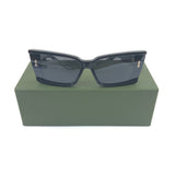 Black LYNX Acetate Cat-Eye Frame Sunglasses / AKONI