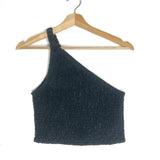 Black MANOA Asymmetric Smocked Top / FAITHFULL THE BRAND - Size M