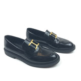 Black MARCIE Leather Loafers / CHLOE - Size 37