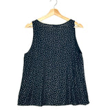Black Metallic CC and Star Embroidered Mesh Top / CHANEL - Size 42