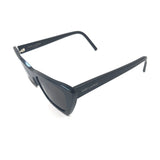 Black MICA Cat Eye Acetate Sunglasses / SAINT LAURENT