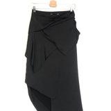 Black Mid-length Asymmetric GINKA Skirt / IRO - Size 36