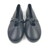 Black MODESTY Buckle Strap Ballerinas / FOZAZA X STEVE MADDEN - Size 40